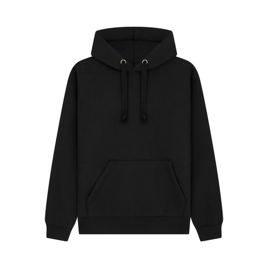 001 BACK POCKET HOODIE - BLACK